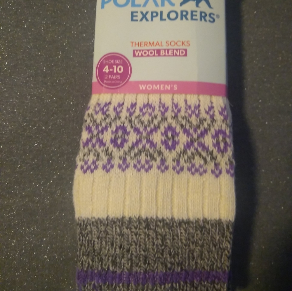 Lady's thermal socks 2 pairs